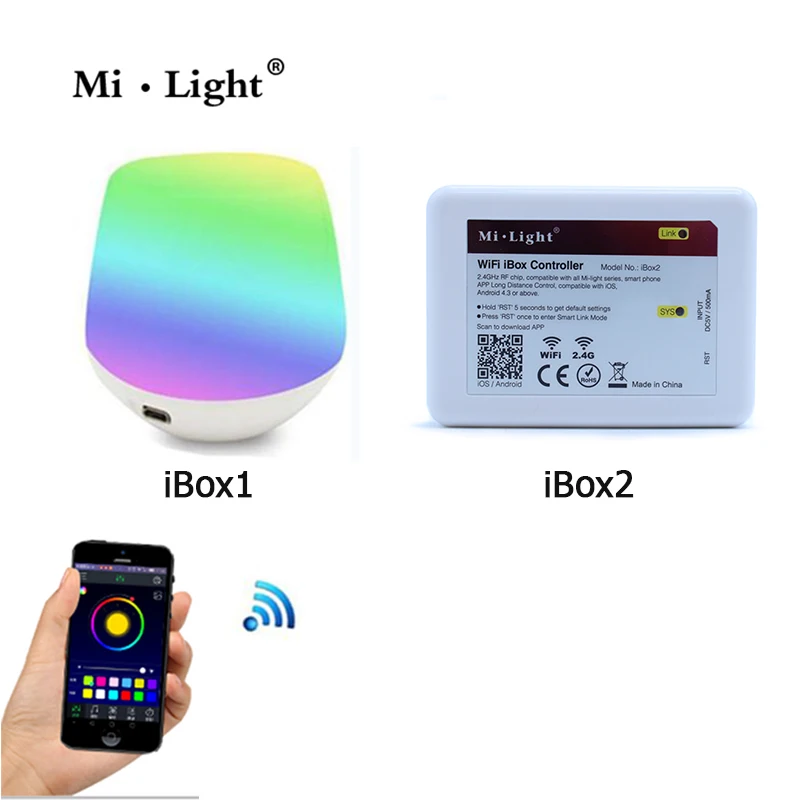 Wifi GU10 1,6 mi llion изменение цвета затемнения 2,4G Светодиодный точечный светильник 85-265 в 5 Вт Светодиодная лампа RGBW управление Iphone Ipad Android mi light