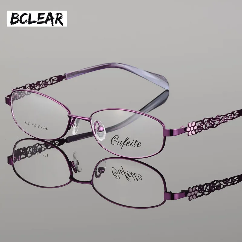 Оправа для очков BCLEAR женщин металлическая полная оправа | Аксессуары одежды
