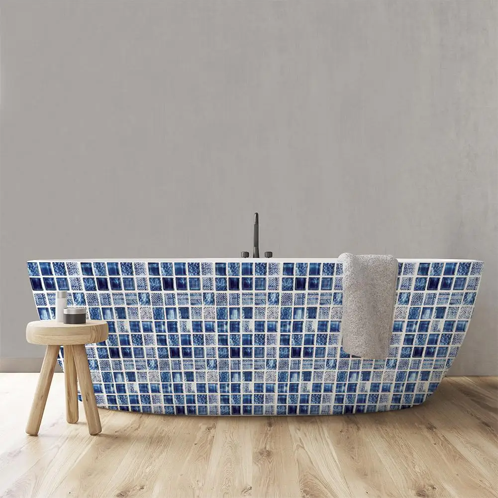 6 шт 3D мозаичная плитка шаблон портной свободно водонепроницаемый настенный