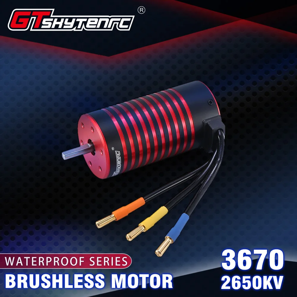 Новая модель бесщеточного двигателя GTSKYTENRC 3650/3670/2050/2650/ 3600 кв для 1/10 1/8