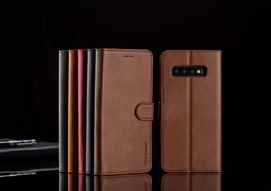 Роскошный чехол с откидной крышкой для samsung Galaxy S10 бумажник чехол для Coque samsung S10 Plus кожаный чехол для samsung Galaxy S10e S10 E крышка
