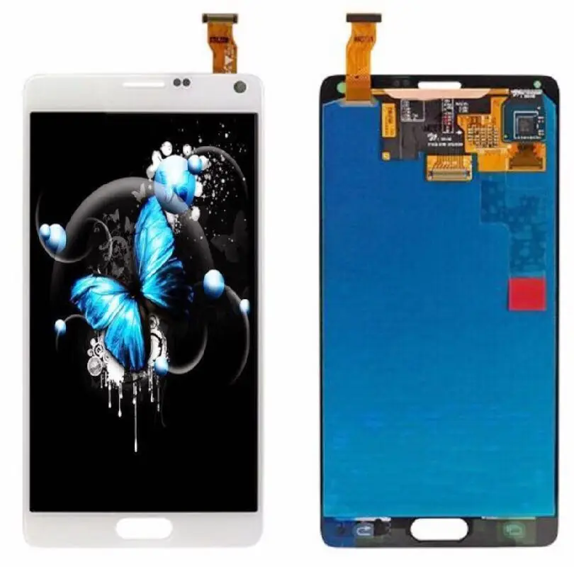 Супер AMOLED lcd s для samsung Galaxy Note 4 Note4 N910 N910C N910A N910F N910H ЖК-дисплей с сенсорным экраном