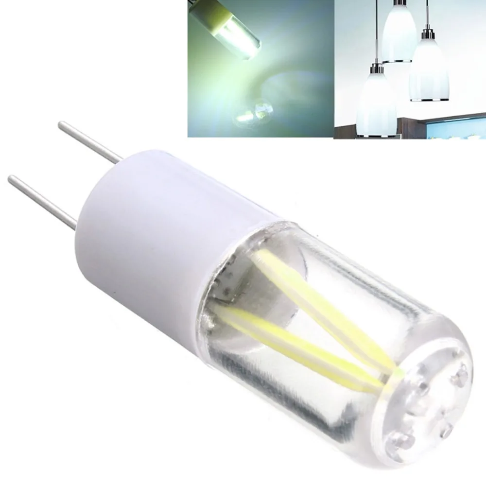 G4 AC / DC 12V 1 5 W COB Светодиодный точечный светильник лампа теплый белый/холодный