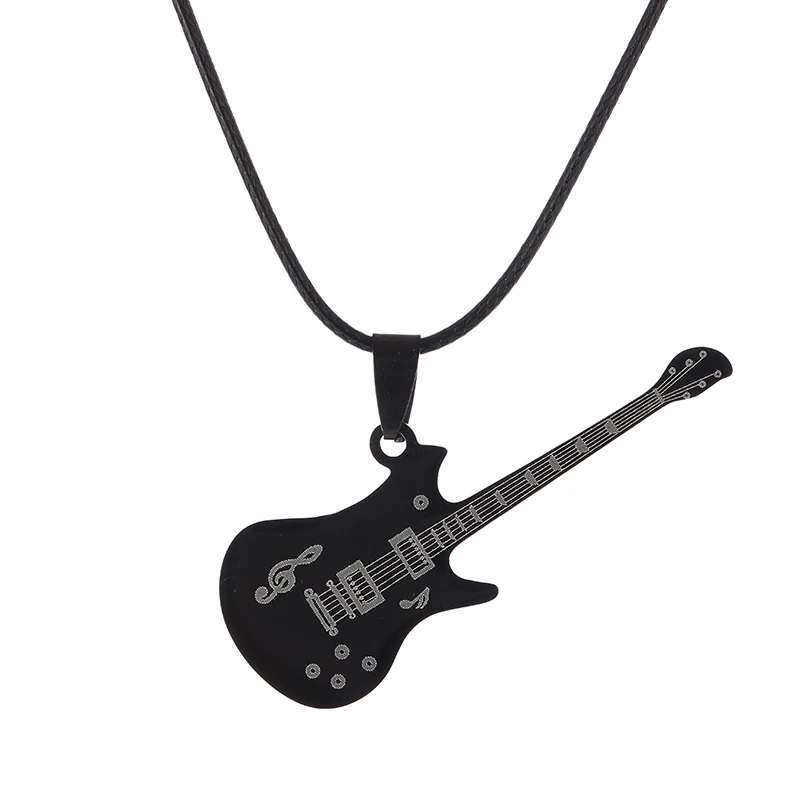 Подвеска-гитара Мужская/Женская из нержавеющей стали в стиле панк | Украшения и