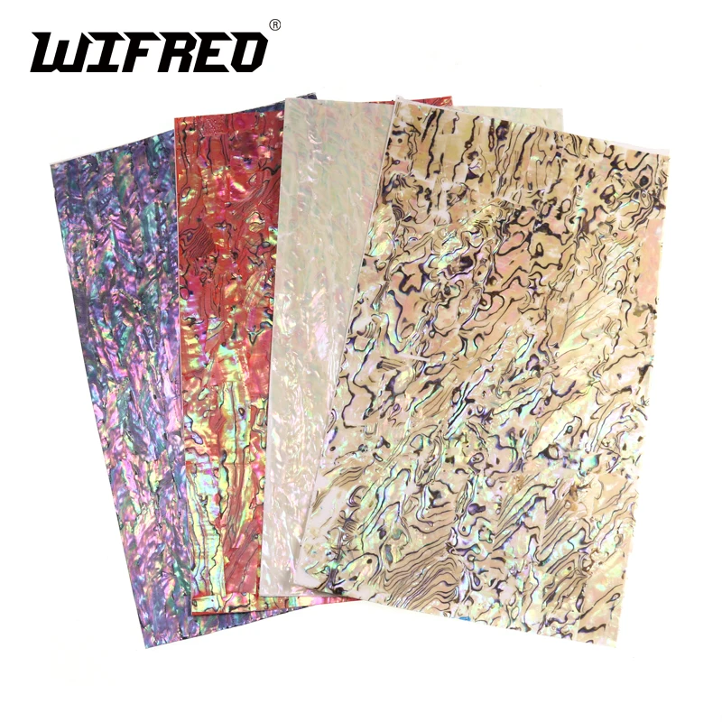 Wifreo 24x12 см натуральная оболочка белая пава Улучшенная клейкая облицовка лист