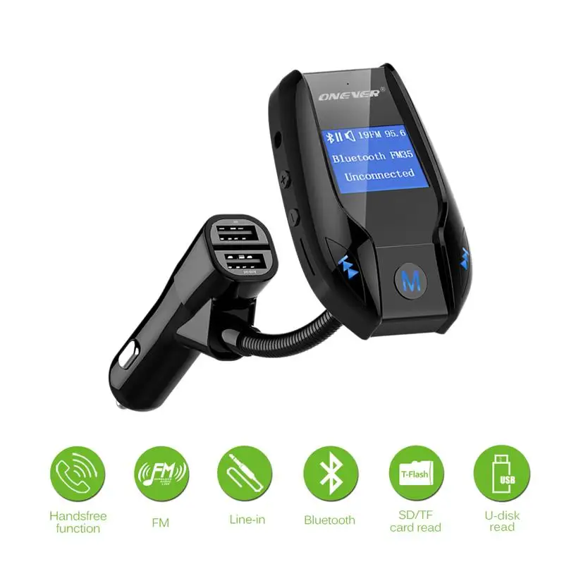 Автомобильный MP3 плеер Bluetooth fm передатчик беспроводной аудио модулятор громкой