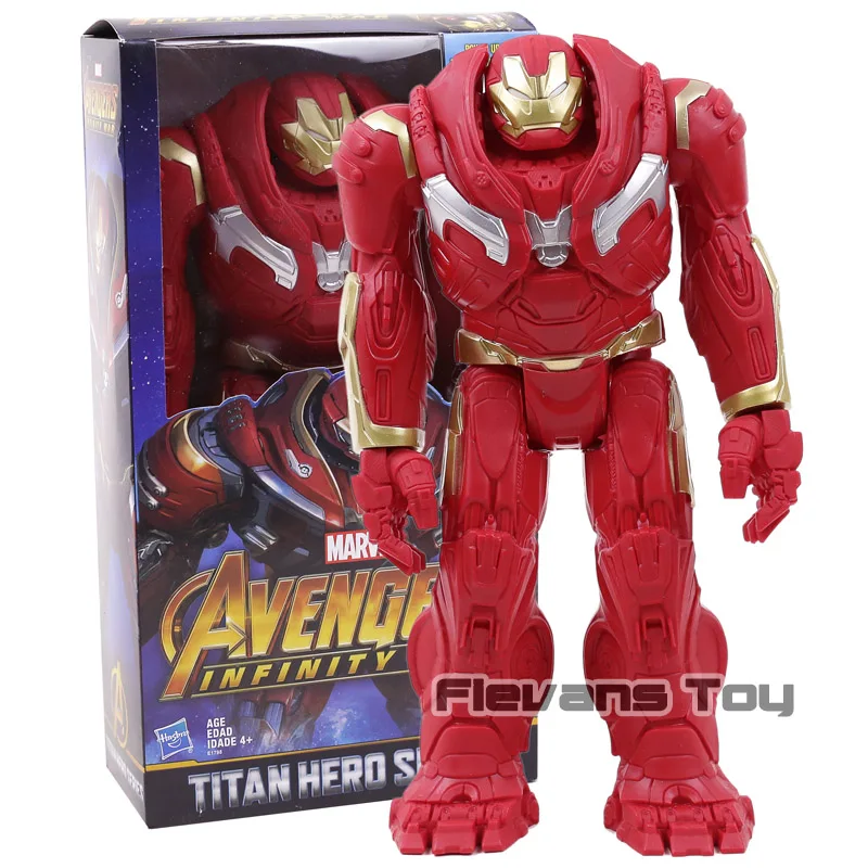 Hulkbuster box Marvel Titan Герой Мстители танос Черная пантера Капитан Америка Тор Железный человек паук халкбастер Халк фигурка 1" 30 см - Цвет: Hulkbuster box