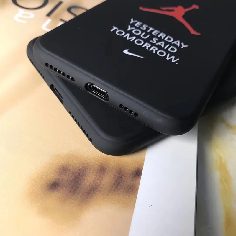 MiGueR чехол для iphone 7 силиконовый Jordan светящийся Чехол мобильного телефона plus x 6 S 8