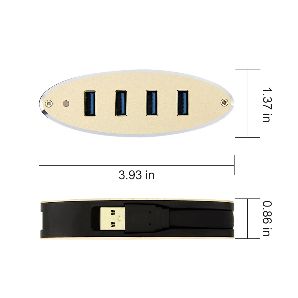 3 0 usb хаб портативный мини разветвитель с 4 портами USB Высокоскоростная передача