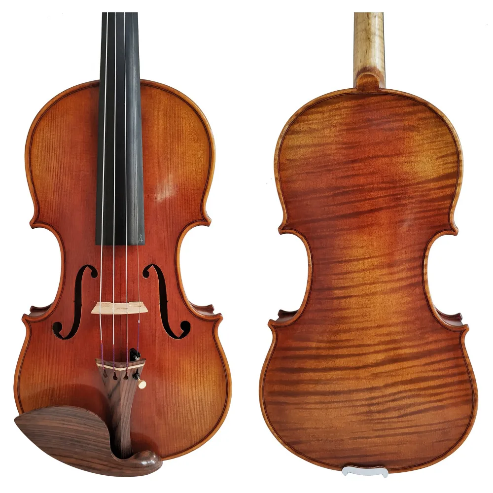 

Бесплатная доставка, 4/4 размера, копия скрипки Stradivarius 1716 100%, ручная работа, масляный лак + углеродное волокно, чехол с бантом из пены FPVN05