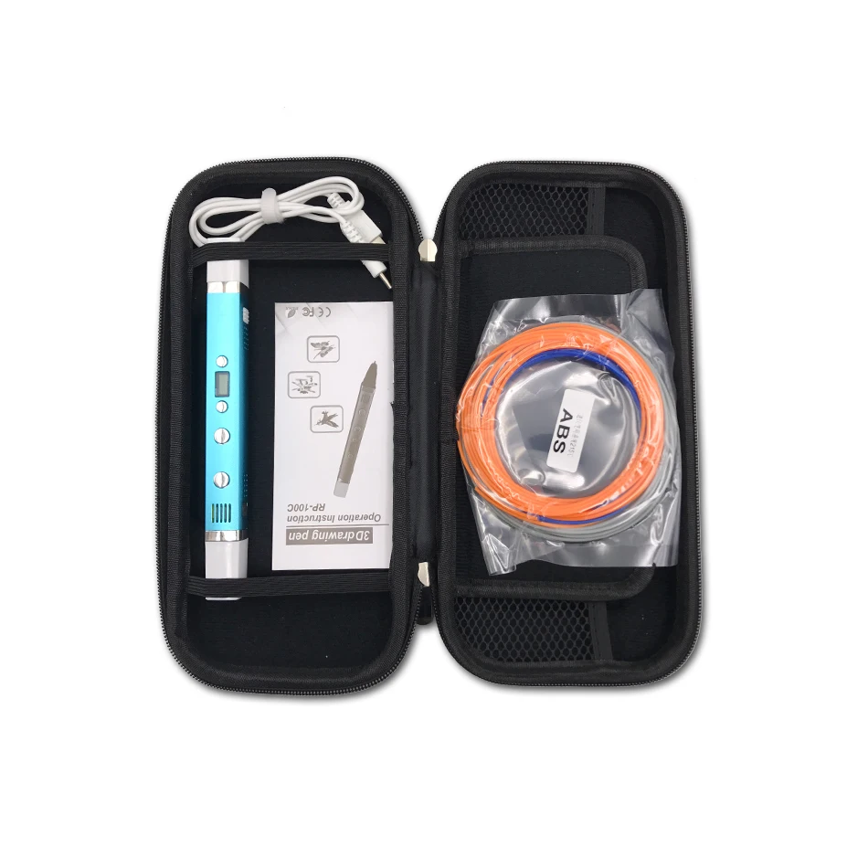 3d-ручка Myriwell 1 75 мм из АБС/пла светодиодный экран ручка для 3d-печати с USB-зарядкой +