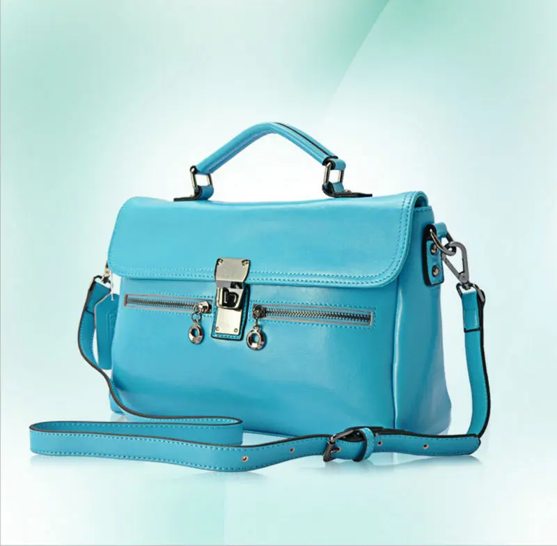 2015 New Women Messenger Bags Fashion Genuine Leather Handbag Portable Shoulder Bag Crossbody YQ-0718 | Багаж и сумки