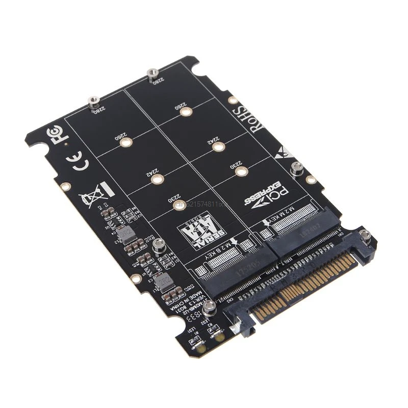 Адаптер NVMe SATA-Bus NGFF SSD на PCI-e U.2 адаптер PCIe M2 для настольного компьютера 2 в 1 м.