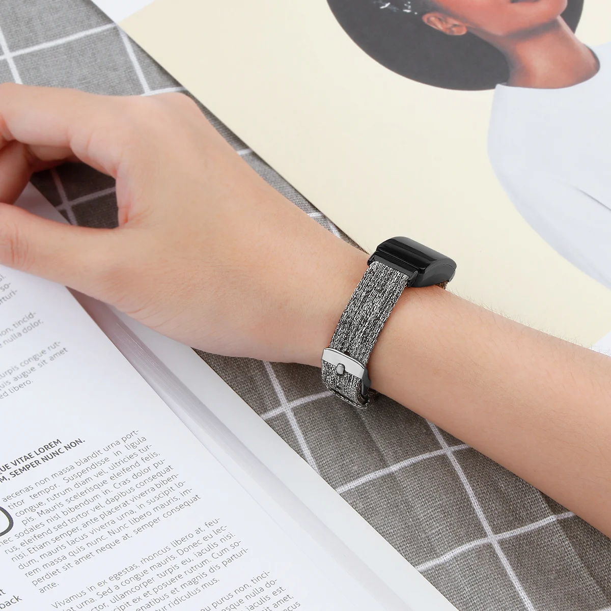 Ремешок для Fitbit Inspire брезентовый дышащий сменный Браслет для Fitbit Inspire Hr Correa Fitbit Watch 64004