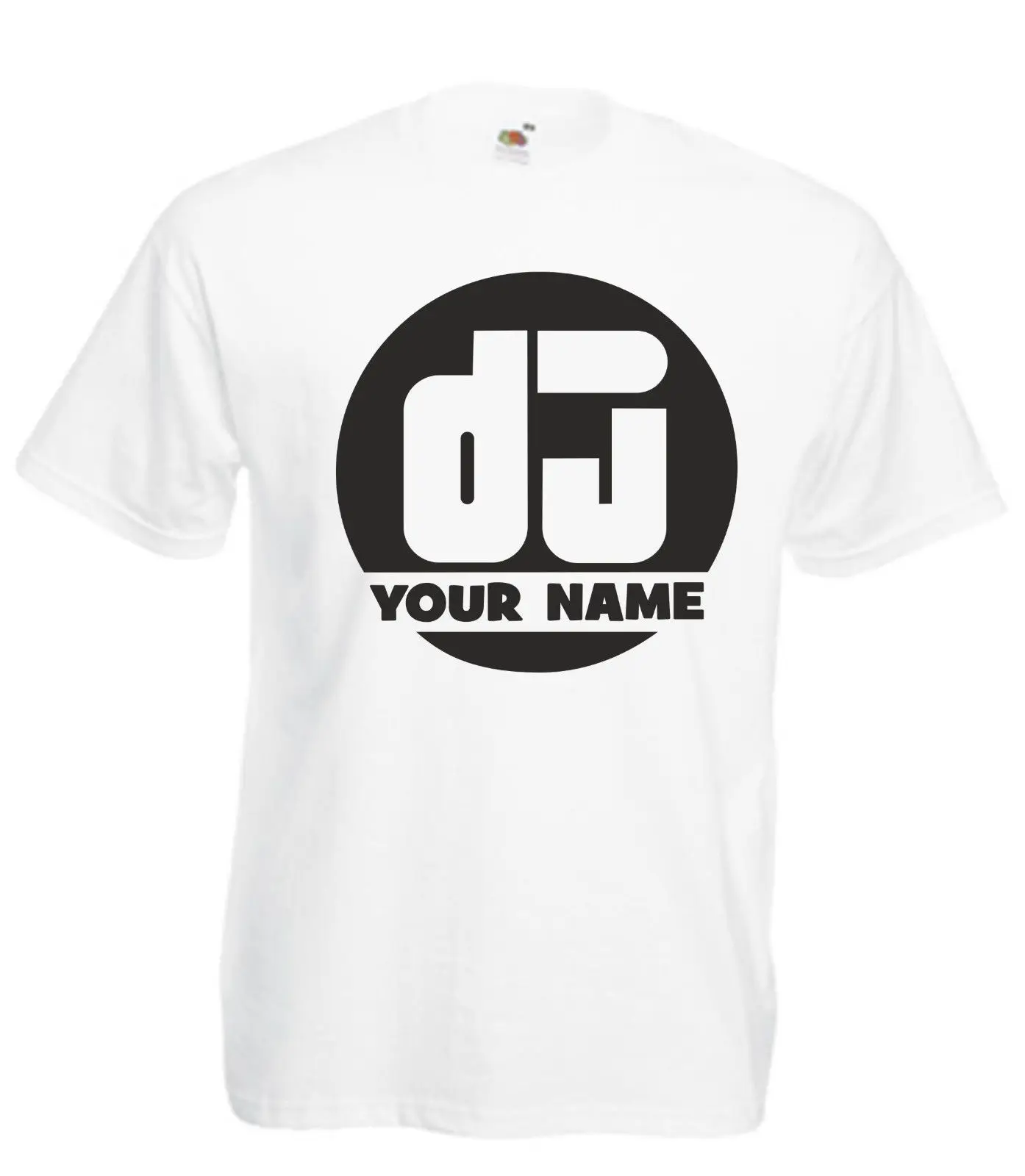 DJ personalised with your name t shirt ideal gift xmas birthday ladies mens | Мужская одежда