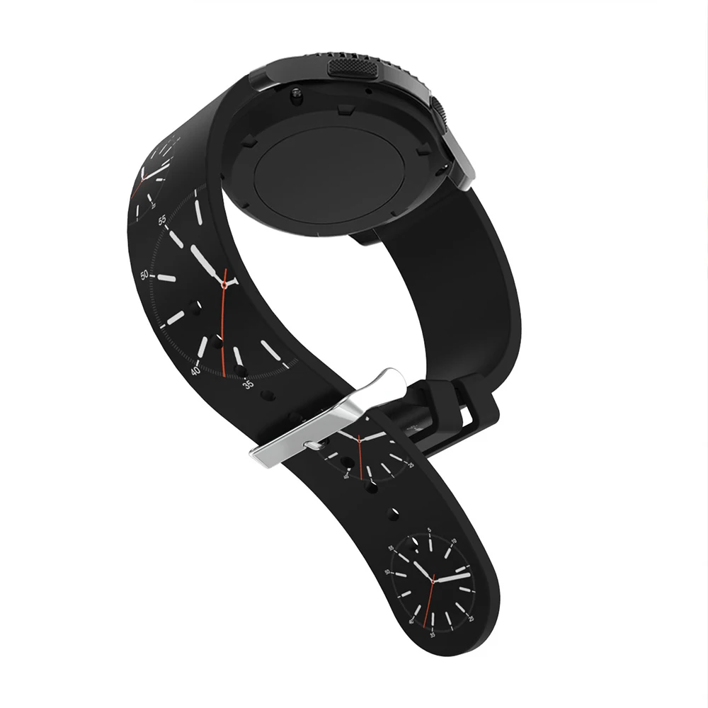 Bands For Samsung Gear S3 Frontier/Classic Watch Individuality Fashion Style Replecement Theme Printing Silicone Strap 22mm | Наручные