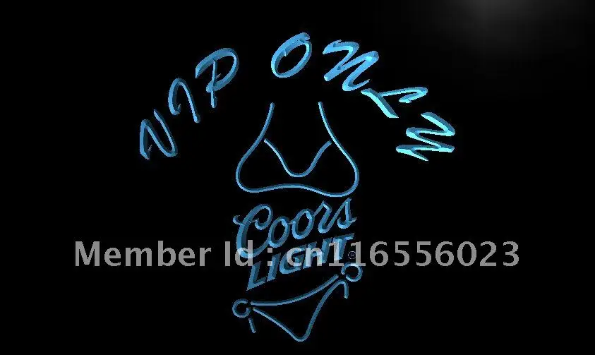 LA456- VIP Coors Lite Bikini LED Neon Light Sign home decor crafts | Дом и сад