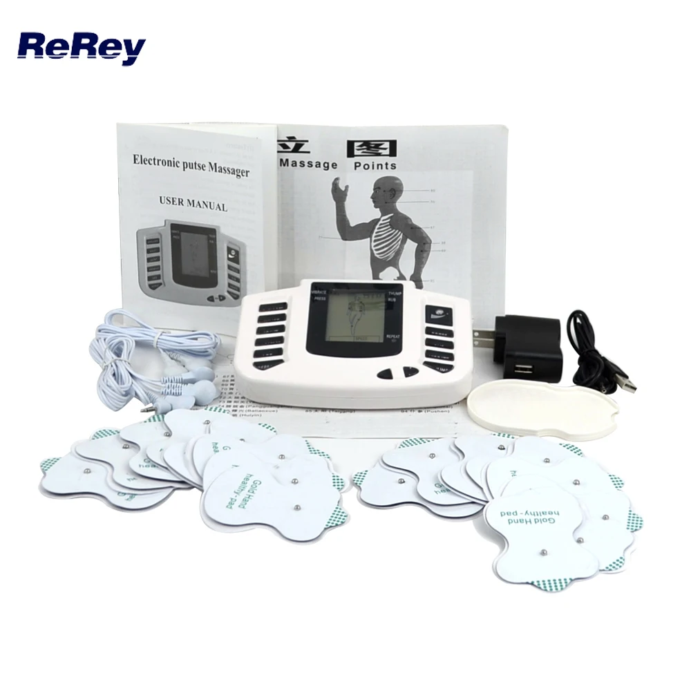 Электрический стимулятор мышц EMS терапевтический массажер импульсный