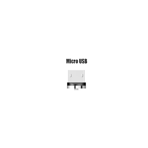 1~ 3 м Магнитный Micro USB C 3 в 1 360 Круглый L дизайн светодиодный 2.4A быстрое зарядное устройство кабель для samsung Galaxy S9/S8/Plus/Note 8 - Тип штекера: For Micro USB Plug