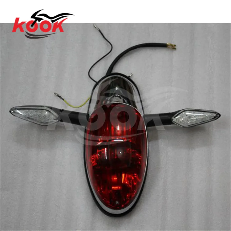 

Высококачественный Хромированный задний фонарь для мотоцикла с указателем поворота светильник Harley Davidson, тормозной сигнал, фонарь, красный