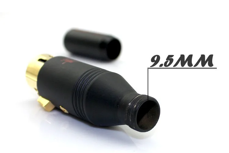 4 шт. ATAUDIO 24 К позолоченный микрофон HIFI XLR штекер Высокое качество Мужской и Женский XLR штекер Адаптер для Diy