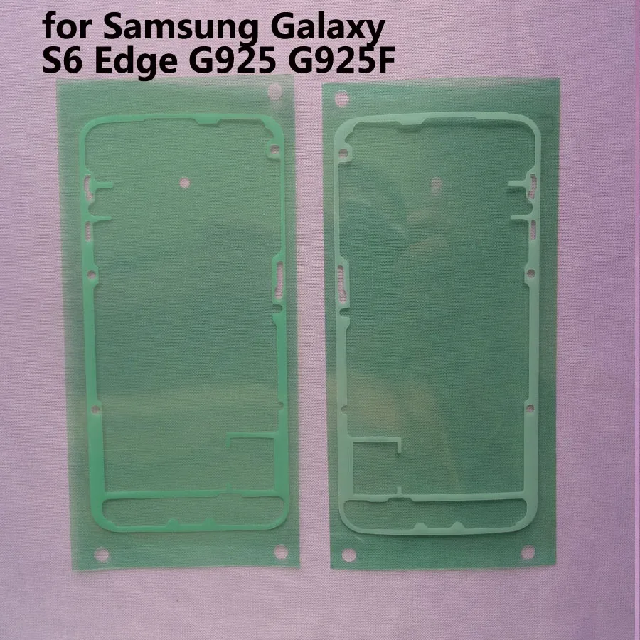 Наклейка на заднюю панель аккумулятора 2 шт. клейкая лента для Samsung Galaxy S6 S7 S8 S9 edge