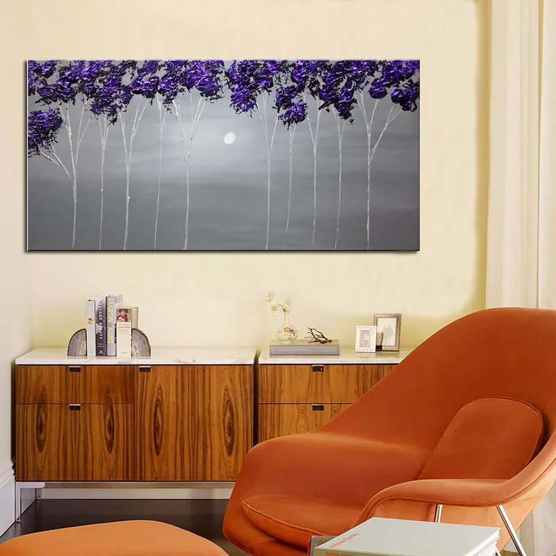 100% ручная роспись абстрактная картина маслом холст искусство пейзаж