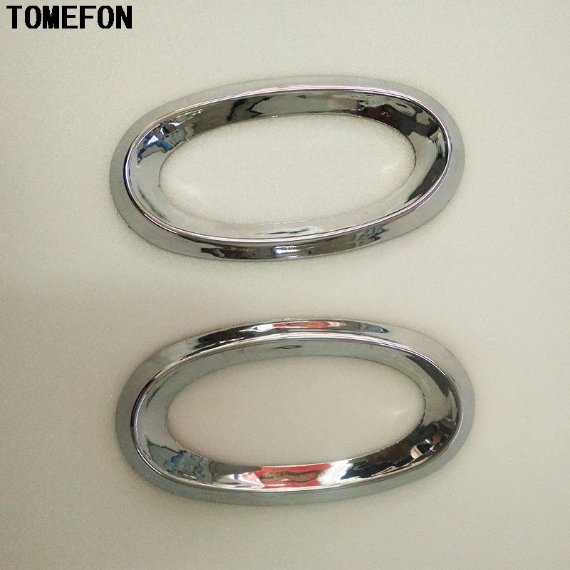 TOMEFON 2 шт. для Nissan X Trail T31 дверные фары боковая лампа обшивка рама ABS Chrome XTrail
