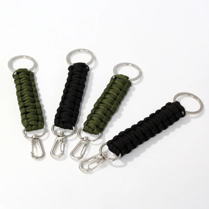 2 шт./лот открытый экстренный Выживание Паракорд ремешок с брелоком и застежкой