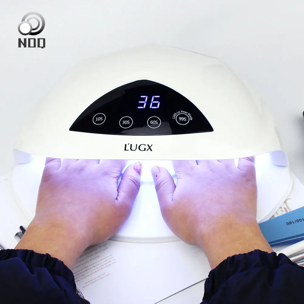 NOQ Max72W лампа для ногтей УФ-светодиодные лампы для маникюра для двух рук 36 светодиодов гель-отверждающий лак светильник лампа для терапии ногтей
