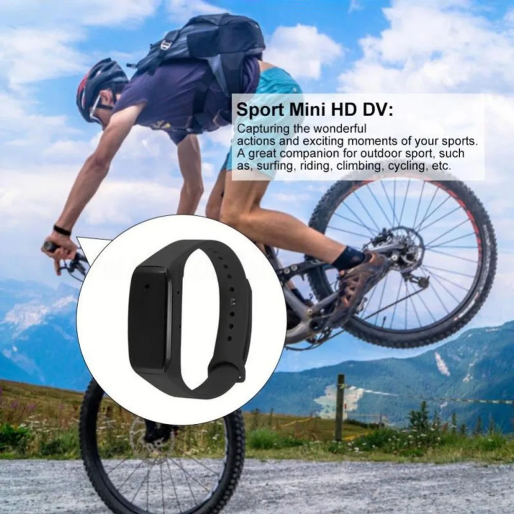 Смарт браслеты Камера Full HD 1080 P мини Micro Зарядка через USB Носимых устройств K18