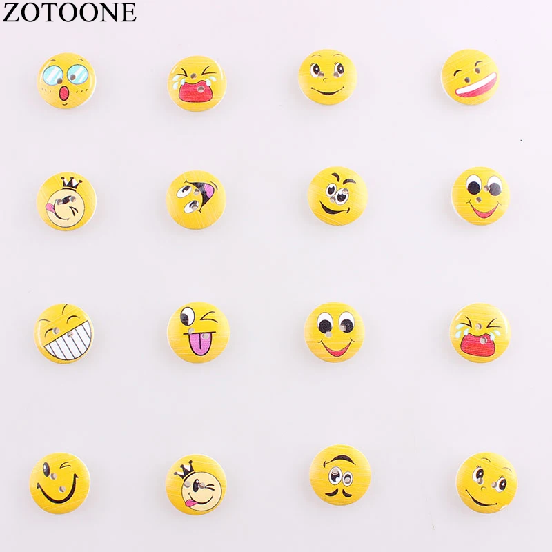 ZOTOONE 50 шт в наборе Наслаждайтесь уход за кожей лица круглый деревянный кнопки для