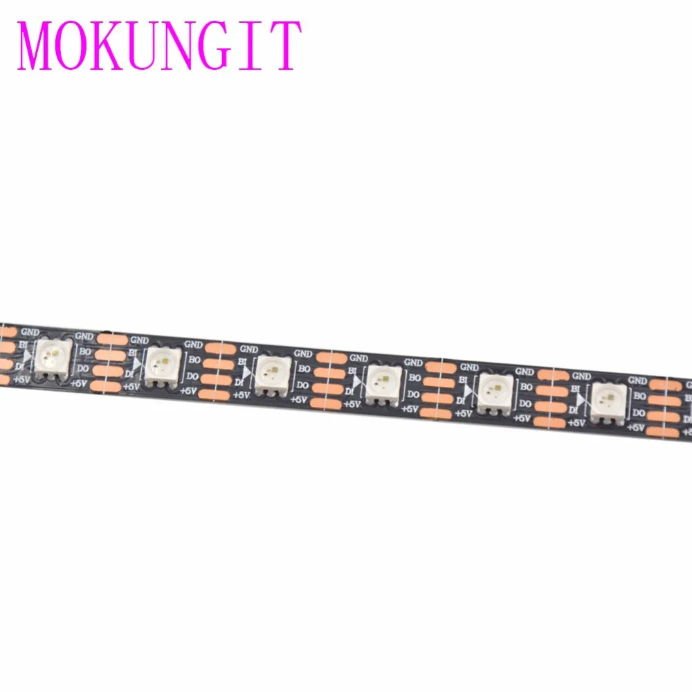 Mokungit 5 м 60 пикселей WS2813 модернизированная WS2812B индивидуально Адресуемая RGB