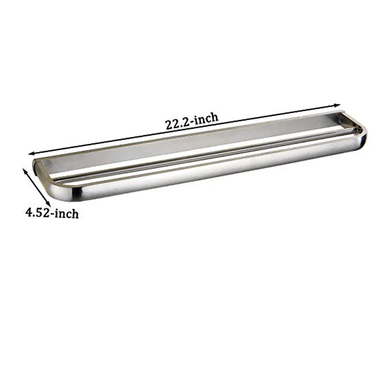 Двойные Вешалки для полотенец Leyden новейшие матовые Твердые Латунные держатели