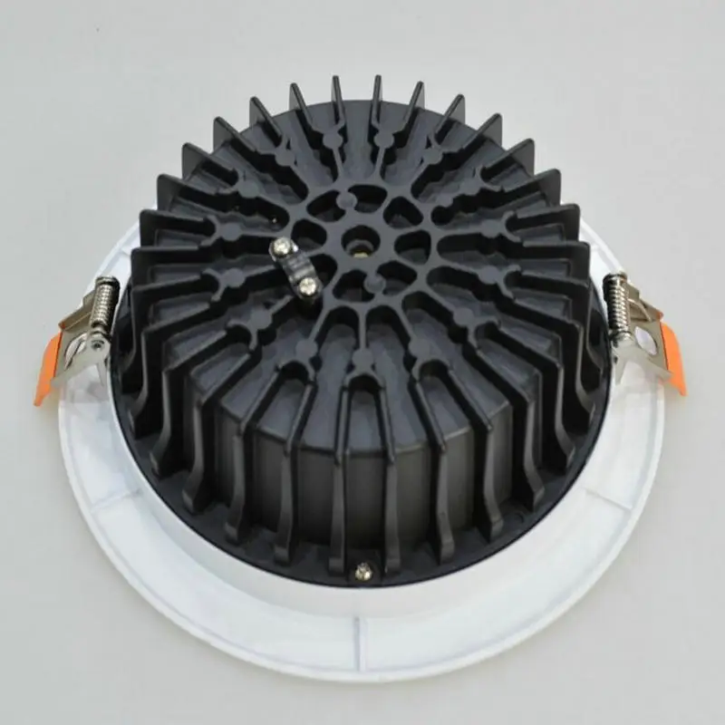 12 шт. светодиодный светильник 15 Вт 20 30 AC110V AC220V COB потолочный встраиваемый плафон