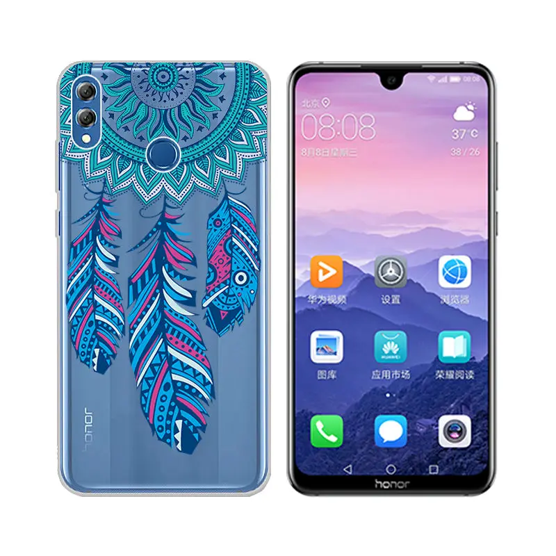 Arvin силиконовые чехлы для Huawei Honor 8X мягкий ТПУ чехол 6X 4X 4A 5X V8 8 5C окрашенный Max |