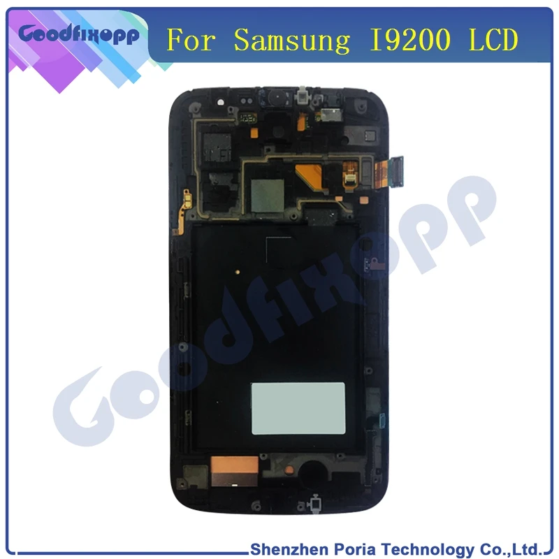 Жк-дисплей с рамкой для Samsung Galaxy Mega 6 3 дюйма i9200 i9205 сенсорный экран дигитайзером в
