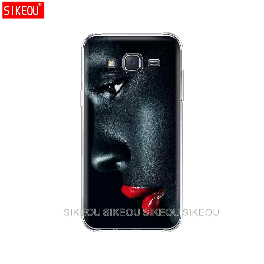 Силиконовый чехол для телефона Samsung Galaxy J1 J2 J3 J5 J7 MINI 2016 2015 prime Red Sexy Lips girl Luxury Korea