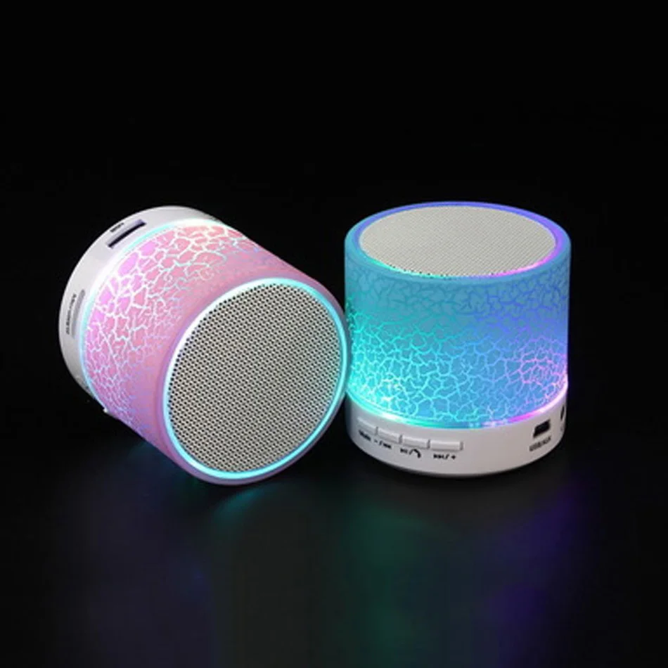 JKING Портативный Мини Bluetooth динамик s беспроводной громкой светодиодный TF USB FM звук