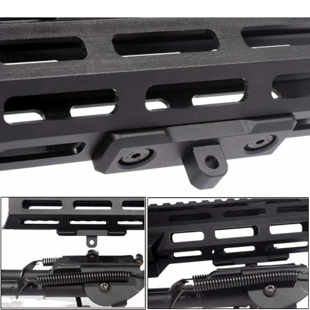 Алюминиевый сплав M-Lok адаптер для штатива профиль KeyMod Sling Поворотный стержень/Харрис стиль сошки адаптер