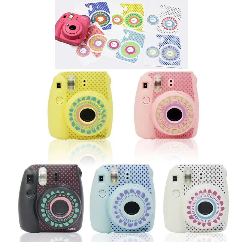 Новый набор аксессуаров для Fujifilm Instax Mini 8/8 +/8s/9 w/чехол камеры/ремешок/Зеркало