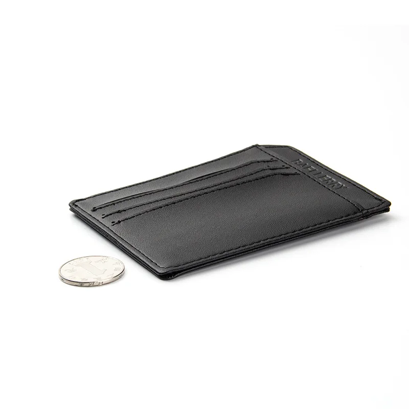 Кошелек для карт KUDIAN BEAR Minimalist Men Card Holder Slim Wallets Бренд дизайнерский мужской кошелек из искусственной кожи PU Purse BID104 PM49.