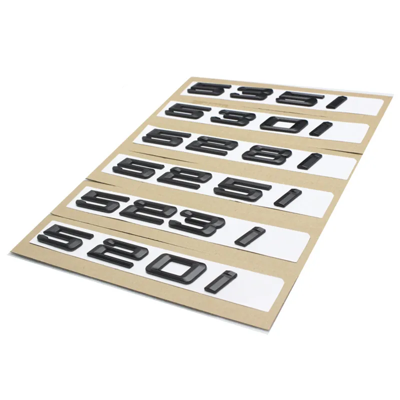 Новый ABS 520i 523i 525i 528i 530i 535i крышка багажника задние эмблемы значки черные буквы для