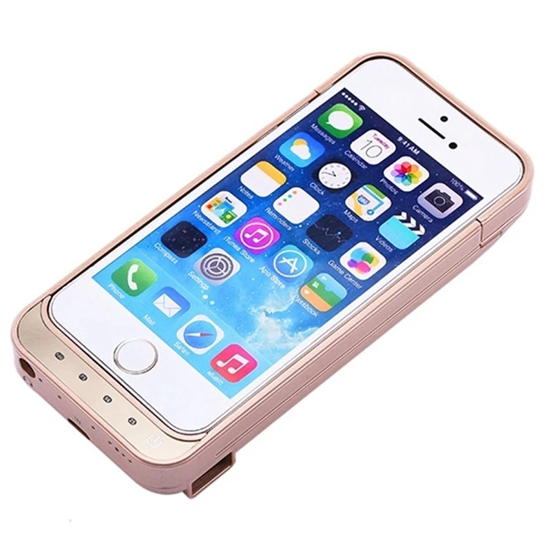 Ext power 4200 мАч смарт-чехол для зарядки аккумулятора для iPhone 5 5S 5c Se черный чехол для зарядного устройства
