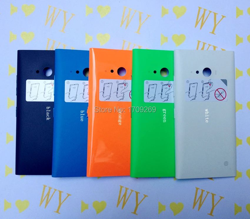 Оригинальный новый корпус для Nokia lumia 735 с беспроводной зарядкой крышка батареи