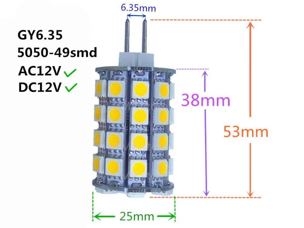 10 шт./лот 24V G6.35 светодиодный GY6.35 12V силиконовые GY6.35 светодиодный 24V 3,5 W/1,5 W светодиодный 12V GY6.35 24V светодиодный G6.35 12V G6.35 24V 5730/3014SMD