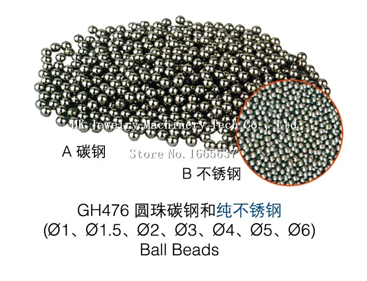 1kg / pack Round Beads for Rotary tumbler Polishing Media jewelry polishing tools size 3mm