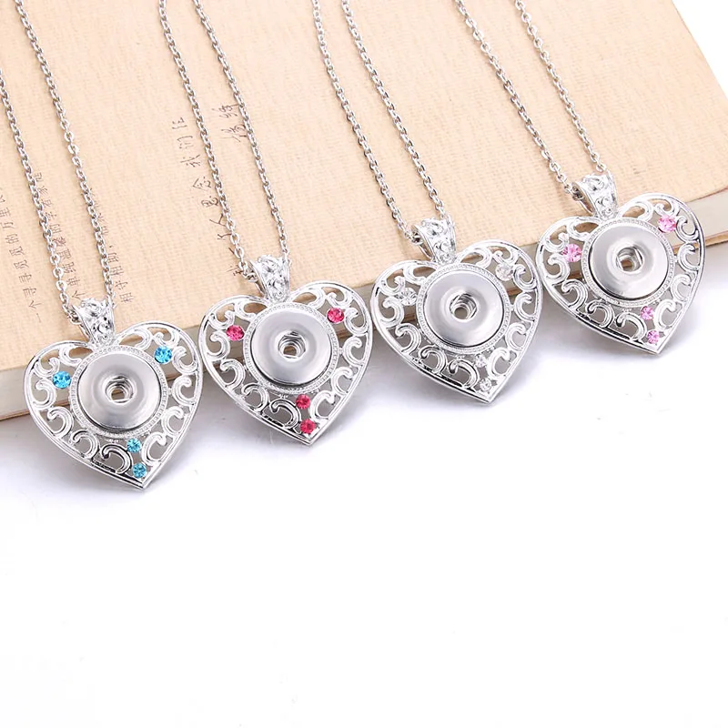Новые ювелирные изделия с защелками подвеска в виде цветка и сердца ожерелье