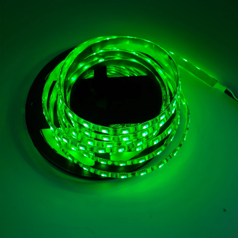 5 м/лот 300 светодиодов DC12V 5050 RGB SMD5050 гибкий светильник Водонепроницаемая IP65 белая