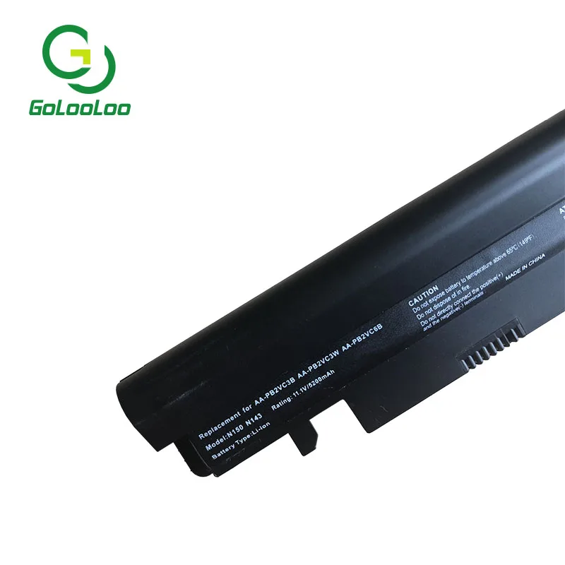 Golooloo 11 1 В 6 ячеек Батарея для SAMSUNG NP-N150 NP-N148 AA-PB2VC3B AA-PB2VC6B AA-PB2VC6B/E AA-PB2VC6W AA-PL2VC6B AA-PL2VC6W -